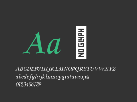 Vandelvira Italic