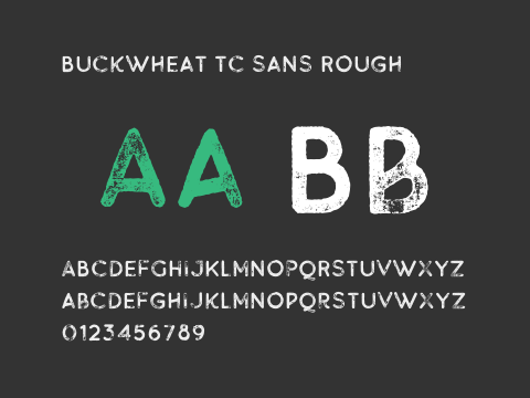 Buckwheat TC Sans Rough