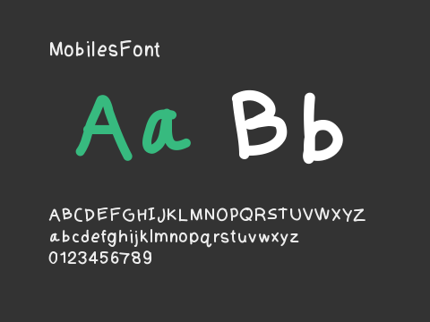 MobilesFont