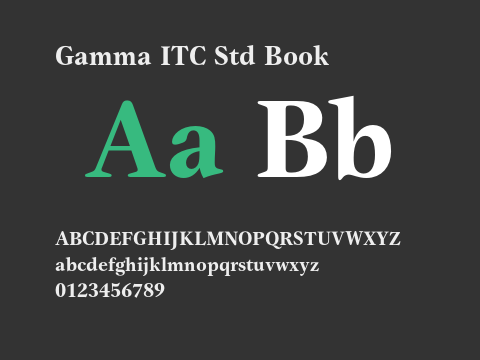 Gamma ITC Std Book