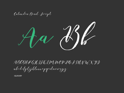 Catandra Brush Script