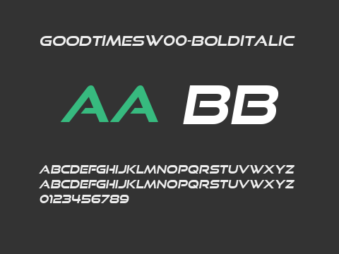 GoodTimesW00-BoldItalic