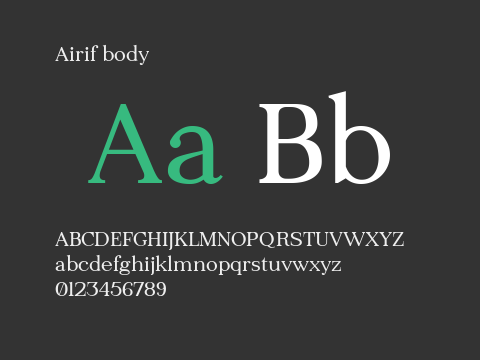 Airif body