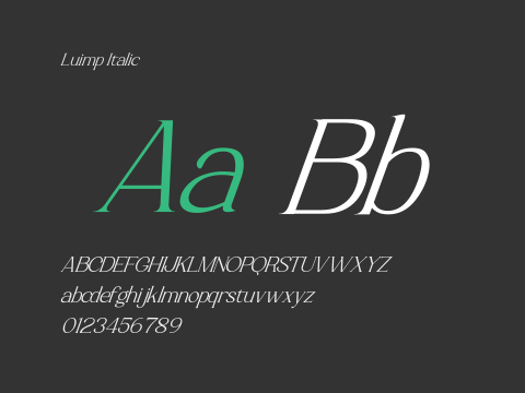 Luimp Italic