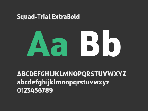 Squad-Trial ExtraBold