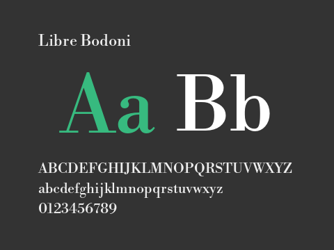 Libre Bodoni