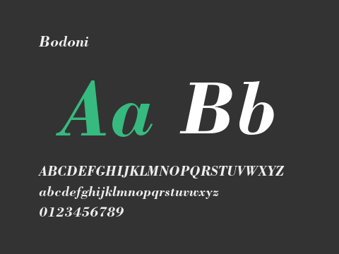 Bodoni