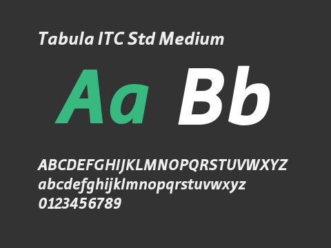 Tabula ITC Std Medium