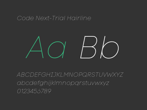 Code Next-Trial Hairline