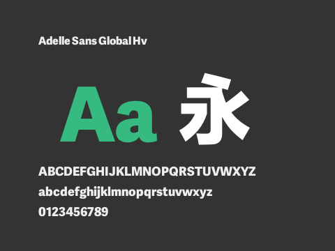 Adelle Sans Global Hv