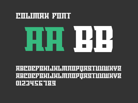 Colimax Font