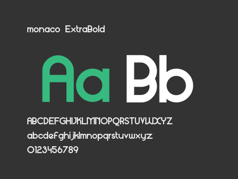 monaco ExtraBold