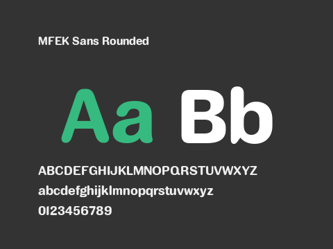 MFEK Sans Rounded