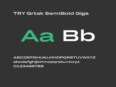 TRY Grtsk SemiBold Giga