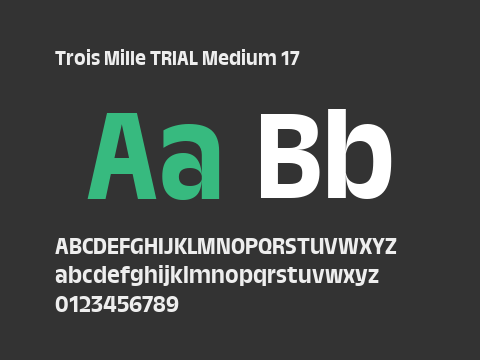 Trois Mille TRIAL Medium 17