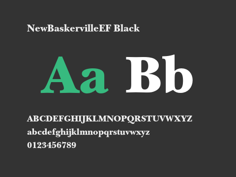 NewBaskervilleEF Black