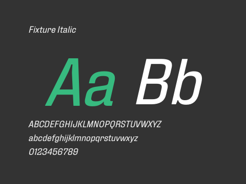 Fixture Italic