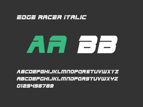 Edge Racer Italic