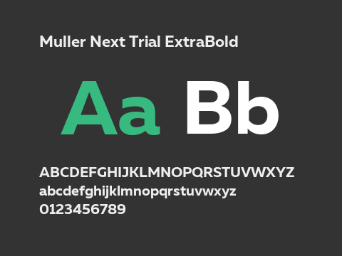 Muller Next Trial ExtraBold