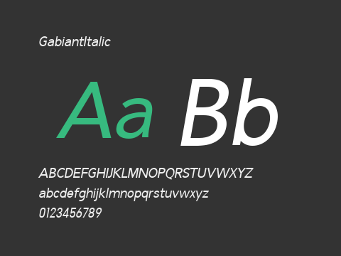 GabiantItalic