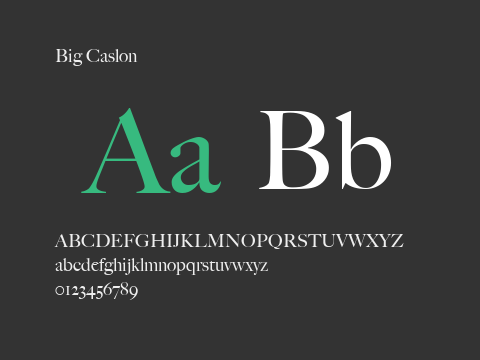 Big Caslon