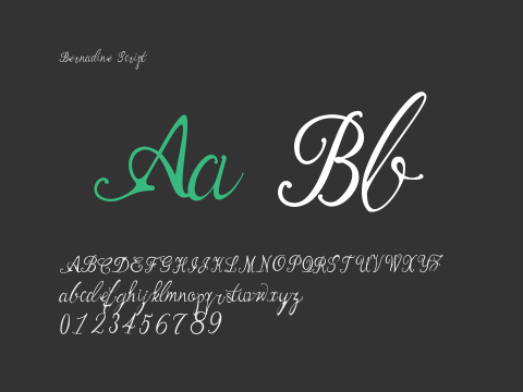 Bernadine Script