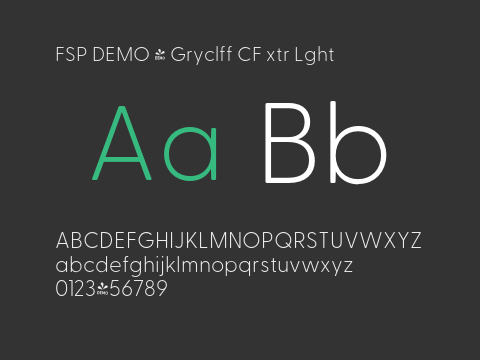 FSP DEMO - Gryclff CF xtr Lght