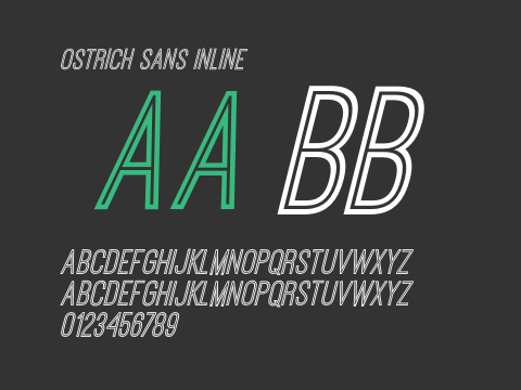 Ostrich Sans Inline