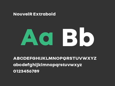 NouvelR Extrabold