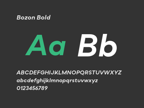 Bozon Bold