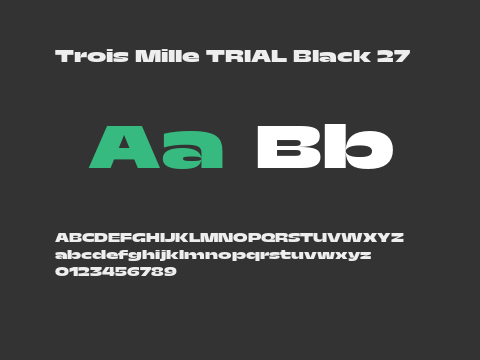 Trois Mille TRIAL Black 27