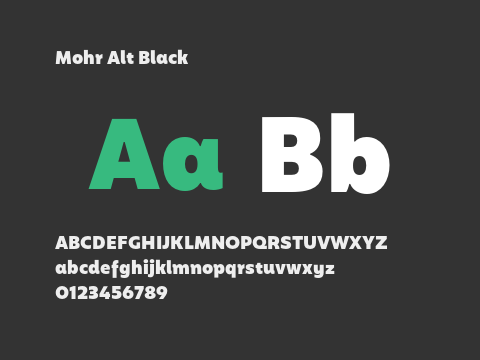 Mohr Alt Black