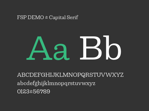 FSP DEMO - Capital Serif