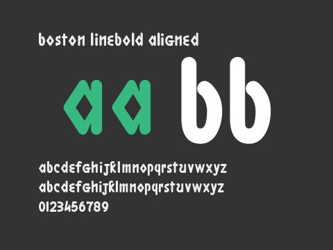 Boston LineBold Aligned