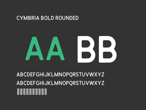 Cymbria Bold Rounded