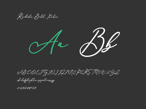 Rachela Bold Italic