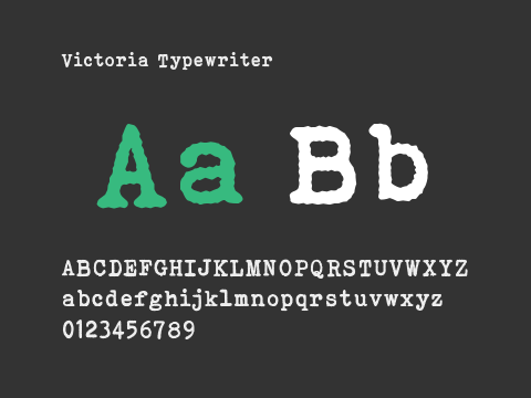 Victoria Typewriter