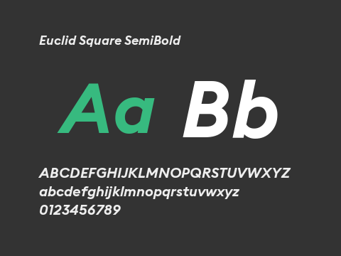 Euclid Square SemiBold