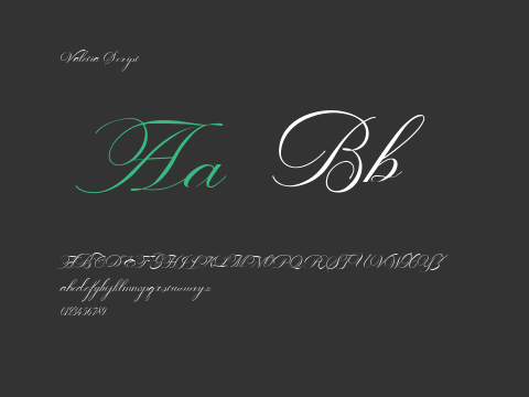 Valetia Script