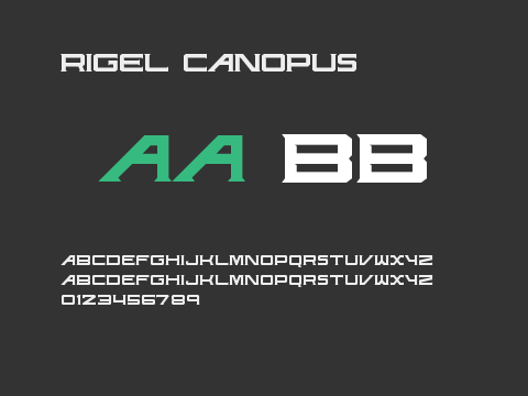 Rigel Canopus