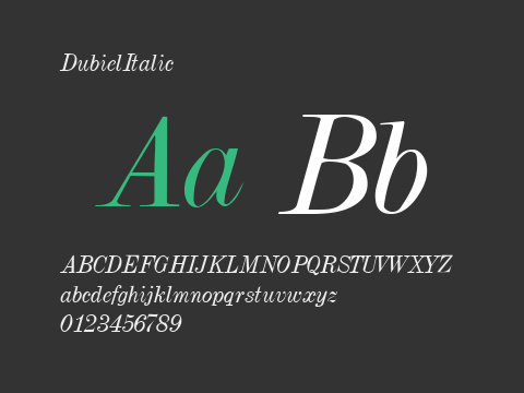 DubielItalic