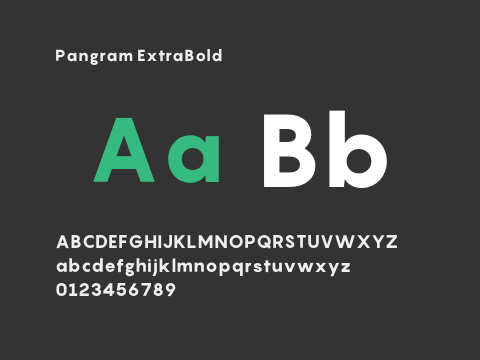 Pangram ExtraBold