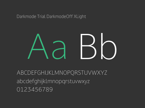 Darkmode Trial DarkmodeOff XLight