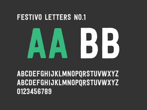 Festivo Letters No.1