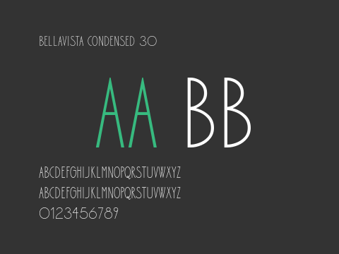 Bellavista Condensed 30