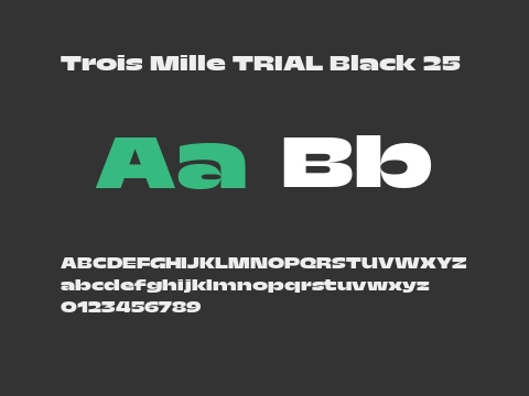 Trois Mille TRIAL Black 25