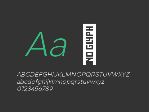 Lama Sans Light Italic