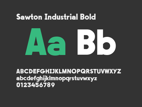 Sawton Industrial Bold