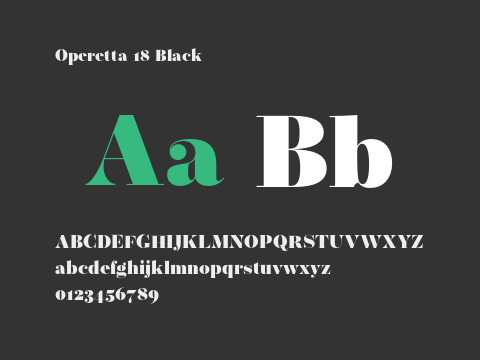 Operetta 18 Black