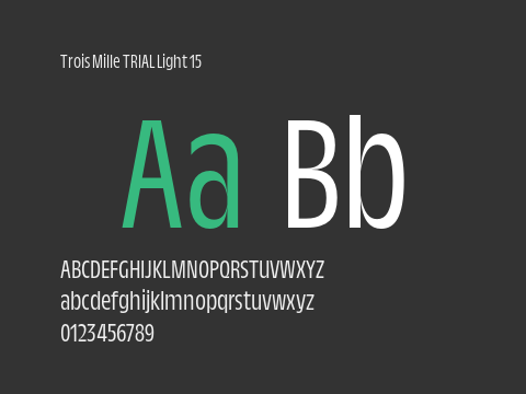 Trois Mille TRIAL Light 15